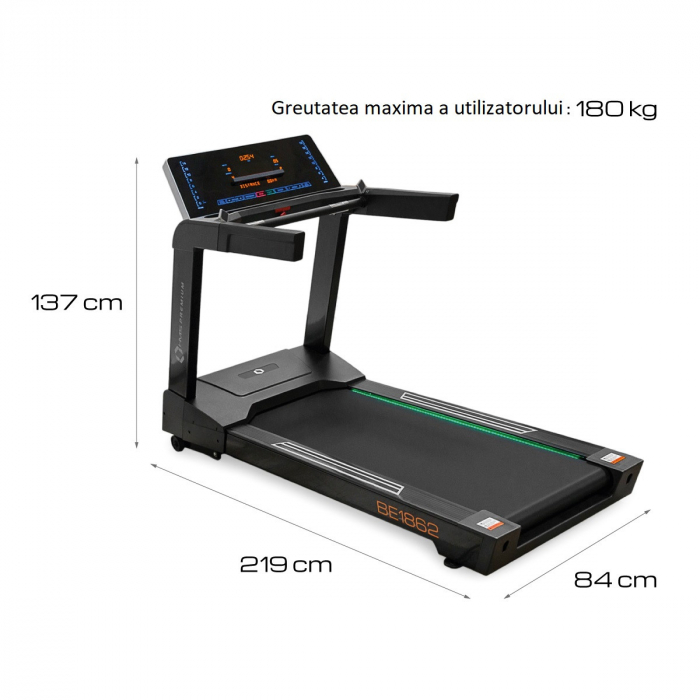 Banda de alergat electrica HMS PREMIUM BE1862, 3CP, 180kg [10]