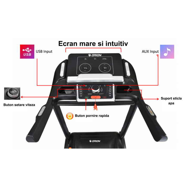 Banda de alergat electrica semiprofesionala Orion Race Y1000 [4]