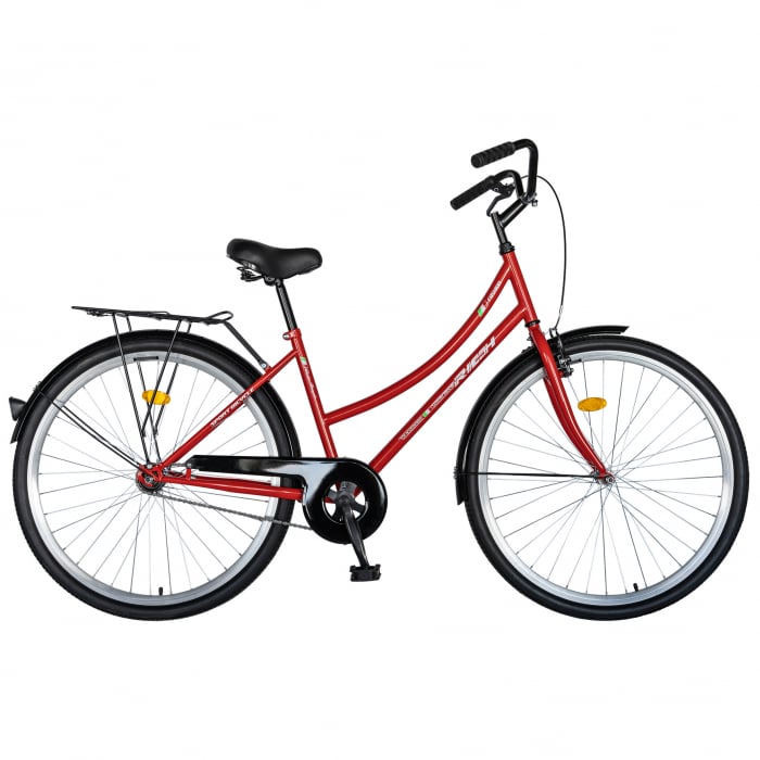 Bicicleta CITY 28" RICH R2892A, culoare rosu/alb [1]