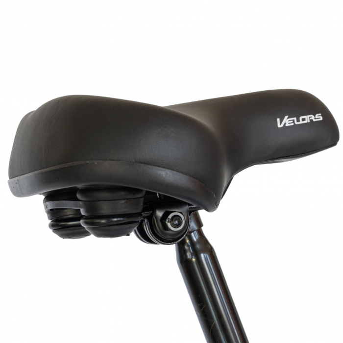 Bicicleta City Velors Roti 28 Inch, Frane Mecanice V-Brake, Velors Ukrayna CSV28/93A, Cadru Albastru cu Design Alb [7]