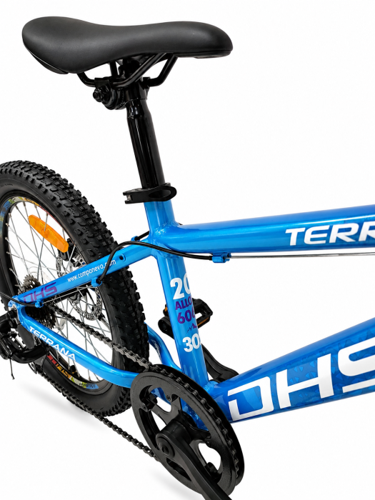 Bicicleta Copii Dhs Terrana 2023, model 2026 - 20 Inch, Albastru-Violet [4]
