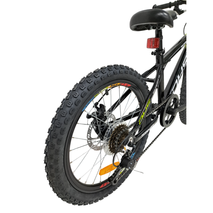 Bicicleta Copii Dhs Terrana 2023, model 2026 - 20 Inch, Negru-Verde [5]