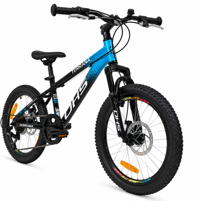 Bicicleta Copii Dhs Terrana 2023B, model 2026 - 20 Inch, Albastru-Negru [2]