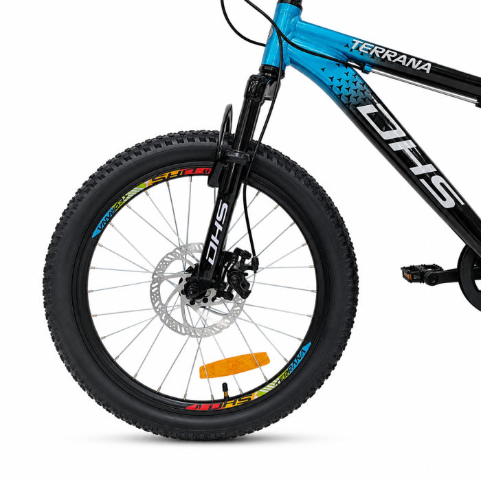 Bicicleta Copii Dhs Terrana 2023B, model 2026 - 20 Inch, Albastru-Negru [5]
