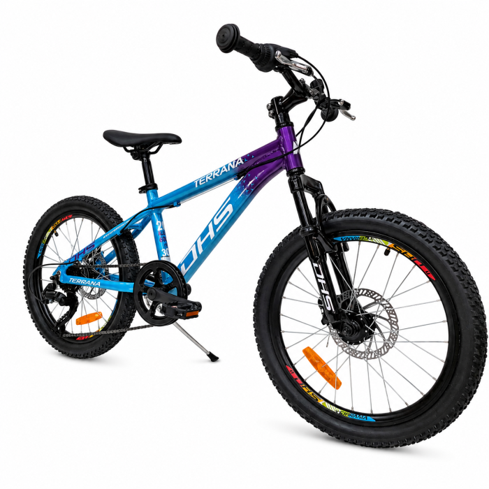 Bicicleta Copii Dhs Terrana 2023B, model 2026 - 20 Inch, Albastru-Violet [2]