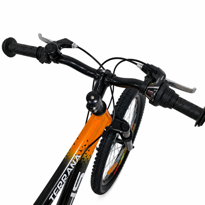 Bicicleta Copii Dhs Terrana 2023B, model 2026 - 20 Inch, Portocaliu-Negru [5]