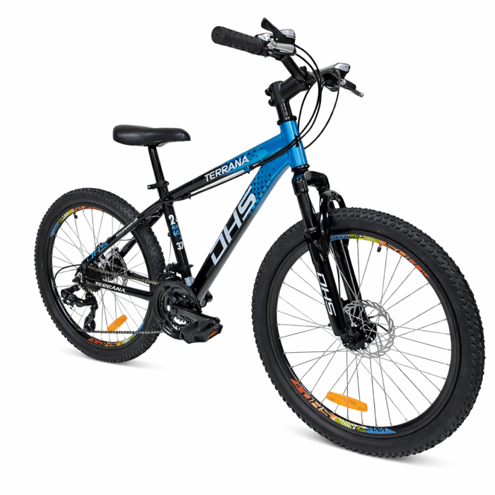 Bicicleta Copii Dhs Terrana 2423, model 2026 - 24 Inch, Albastru-Negru [2]