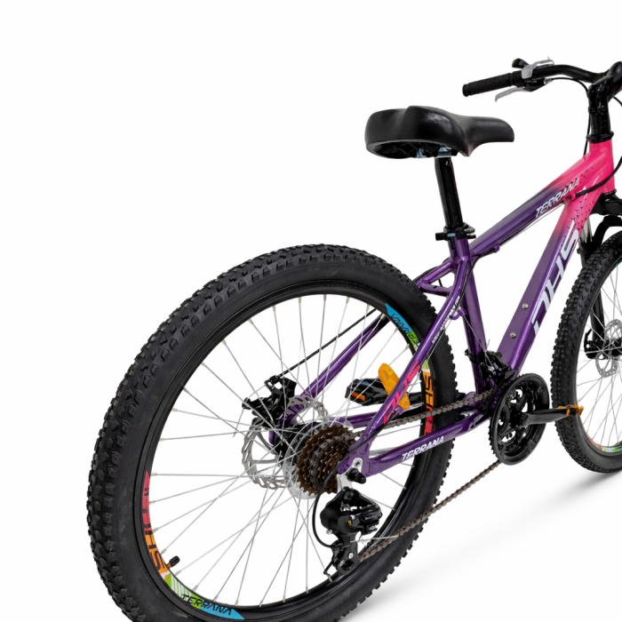 Bicicleta Copii Dhs Terrana 2423, model 2026 - 24 Inch, Roz-Violet [5]