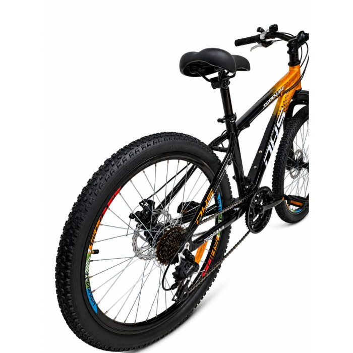 Bicicleta Copii Dhs Terrana 2423B, model 2026 - 24 Inch, Negru-Portocaliu [4]