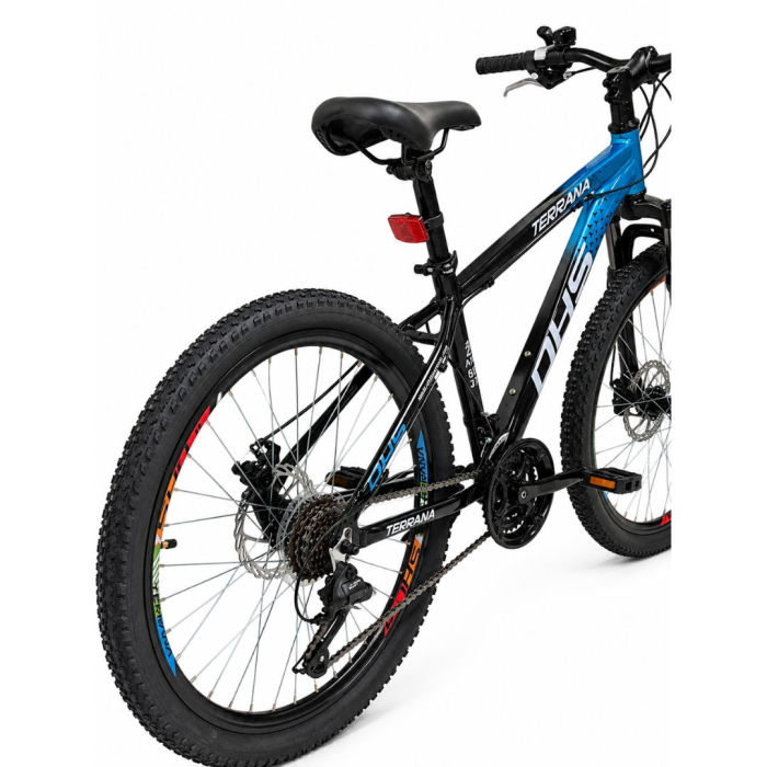 Bicicleta Copii Dhs Terrana 2423C, model 2026 - 24 Inch, Albastru-Negru [3]
