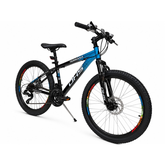 Bicicleta Copii Dhs Terrana 2423C, model 2026 - 24 Inch, Albastru-Negru [2]