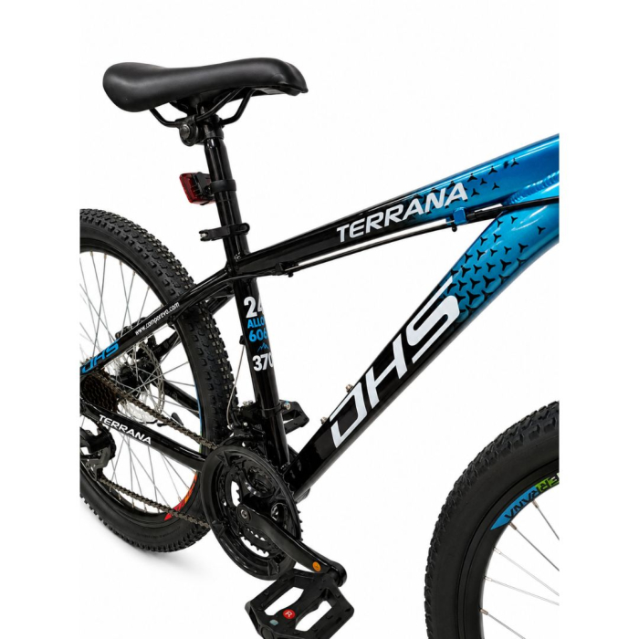 Bicicleta Copii Dhs Terrana 2423C, model 2026 - 24 Inch, Albastru-Negru [4]