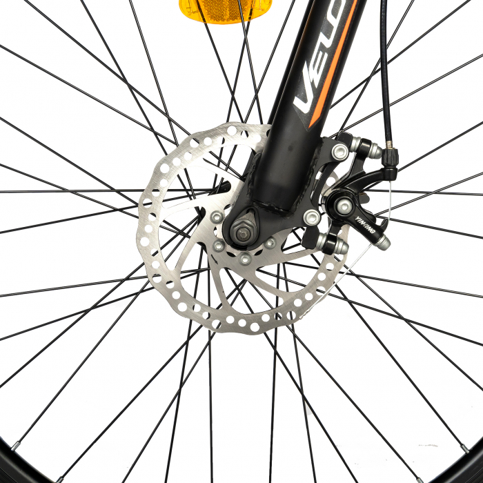 Bicicleta de munte VELORS V2710A, roata 27.5", frana disc, 18 viteze, negru/albastru/portocaliu [7]