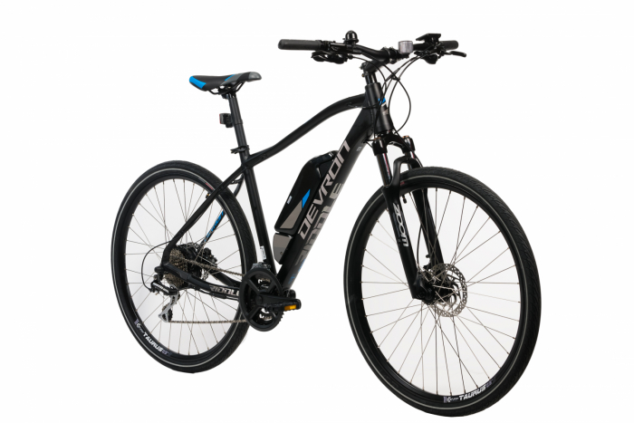 Bicicleta Electrica Devron 28161 - 28 Inch, 490mm, Negru [2]