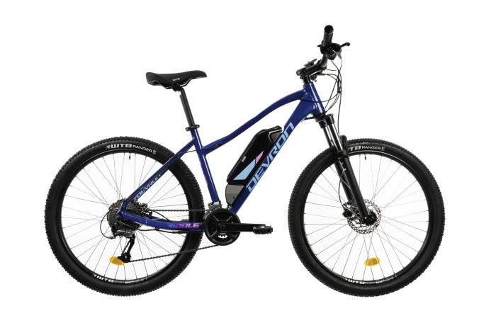 Bicicleta Electrica Devron Riddle W1.7 - 27.5 Inch, 450 mm, Albastru [1]