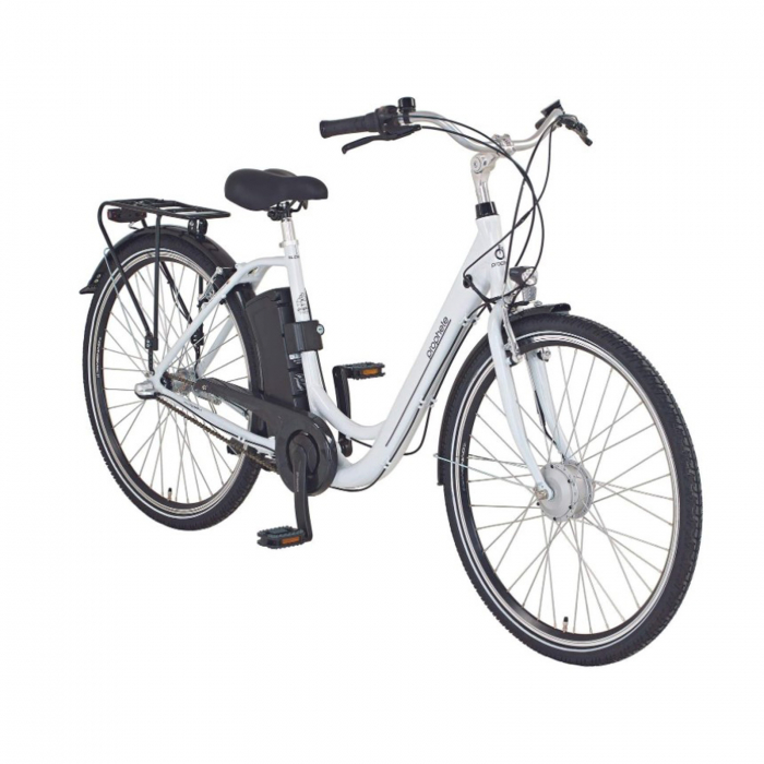 Bicicleta Electrica DHS 5242 - 28 Inch, M, Alb [2]