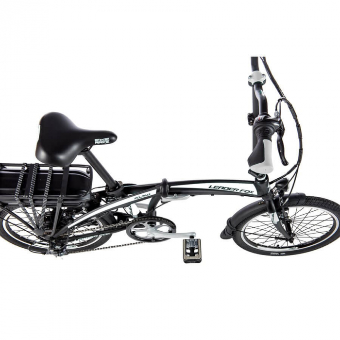Bicicleta electrica -bike Folding Leader Fox Tifton 20" gri mat-alb [2]