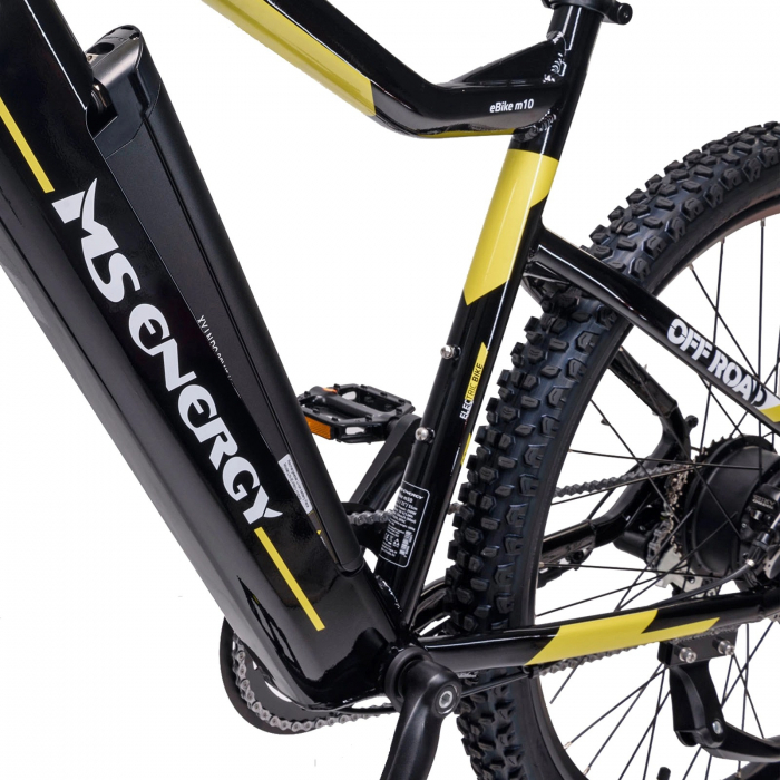 Bicicleta electrica MTB-HT 27.5" MS Energy eBike M10,negru/auriu [3]
