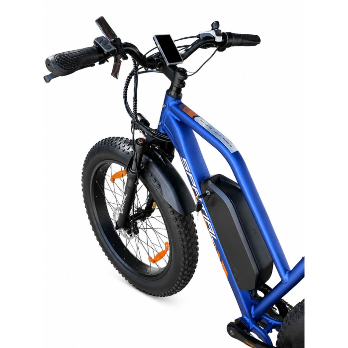 Bicicleta electrica Mtb Spatial Parrot 1.2 - 26 inch, M, Albastru [4]