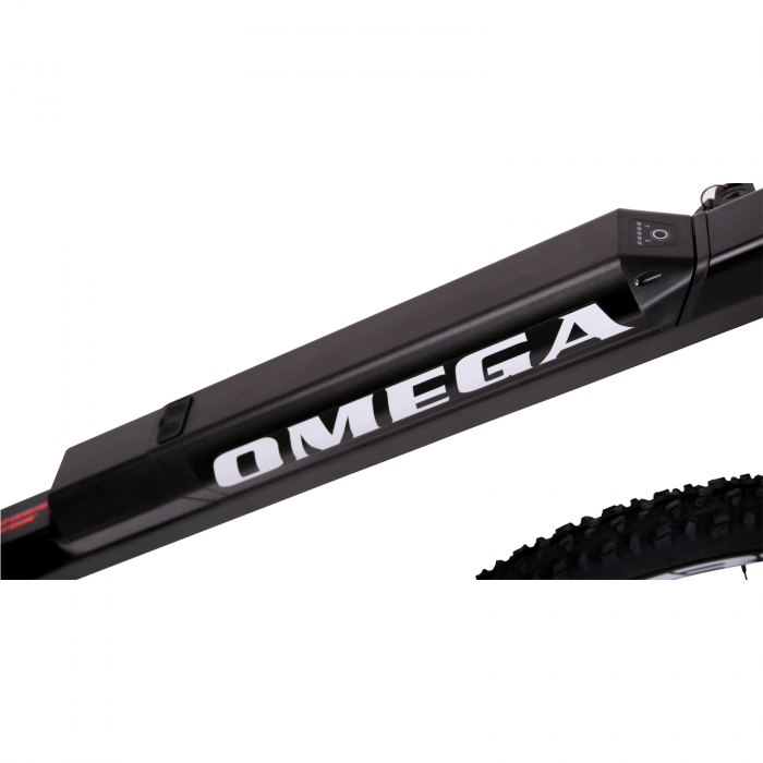 Bicicleta electrica Omega Liohult 27.5" negru/verde/ alb [7]