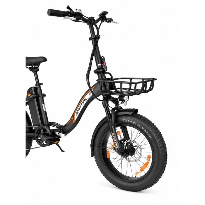 Bicicleta electrica pliabila Spatial Parrot 1.2 - 20 inch, Negru [2]