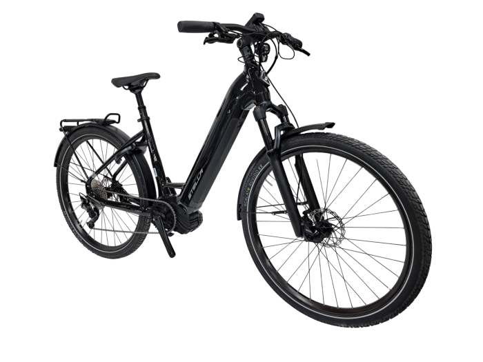 Bicicleta electrica Trekking Stella Tierra - 29 inch, 10V, L, Negru lucios [2]