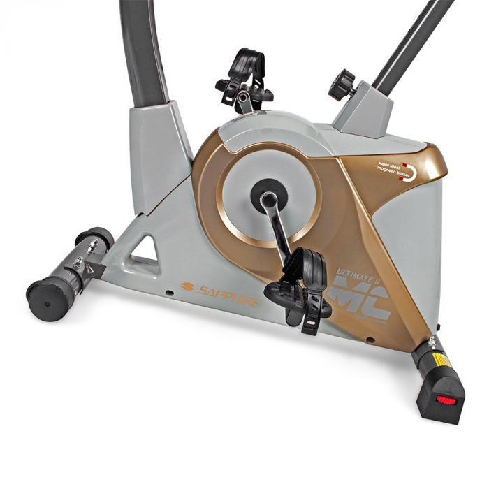 Bicicleta ergometru ULTIMATE II SG 922B- grafit/galben [4]