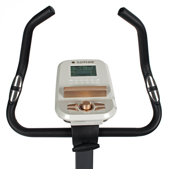 Bicicleta ergometru ULTIMATE II SG 922B- grafit/galben [9]