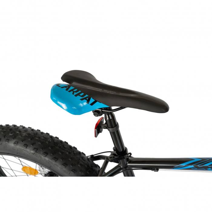 Bicicleta Fat Bike Carpat Hercules 26 inch C2619B, frane mecanice disc, transmisie SHIMANO 18 viteze, culoare negru/albastru [3]