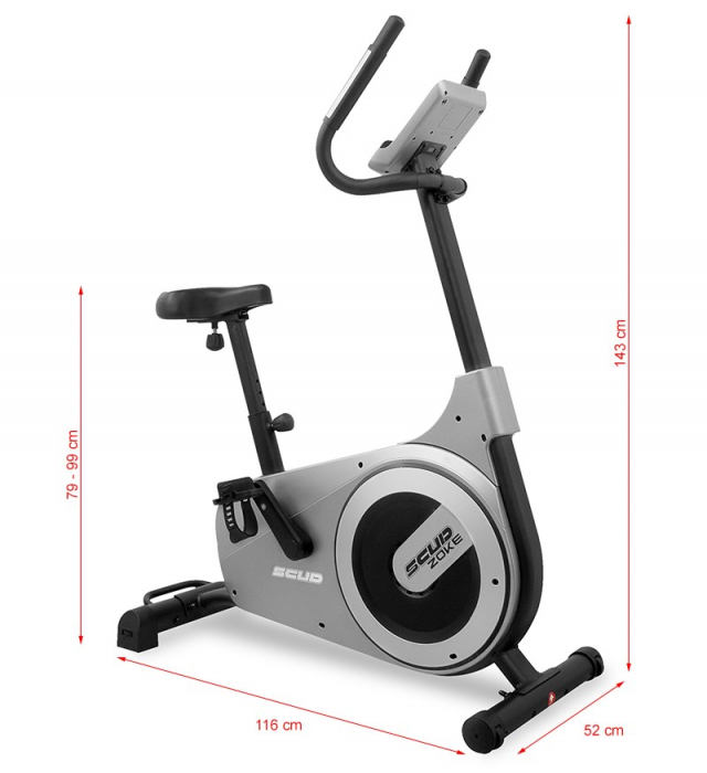 Bicicleta fitness ergometru SCUD C5 Zoke [11]