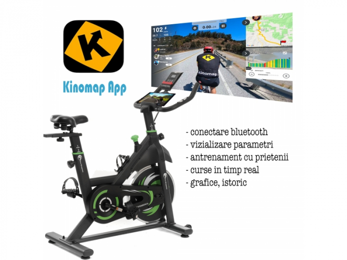 Bicicleta fitness indoor cycling FitTronic SB2000 [3]