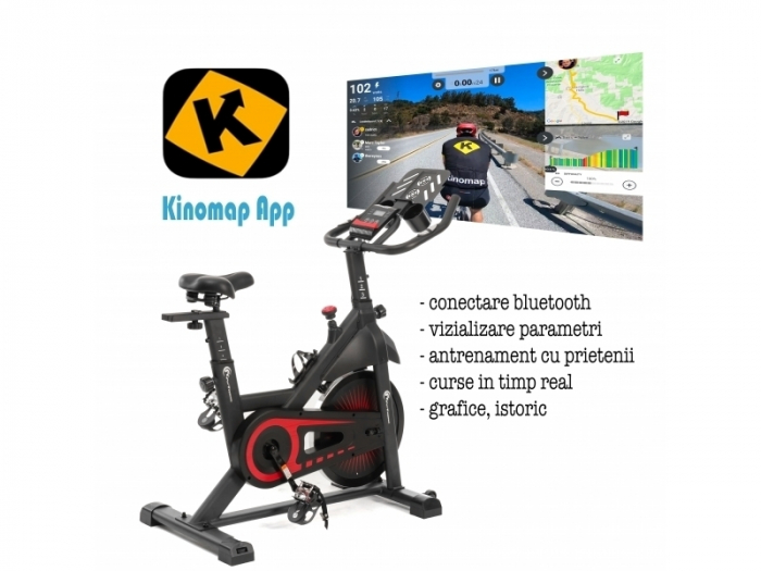 Bicicleta fitness indoor cycling FitTronic SB8000 [4]