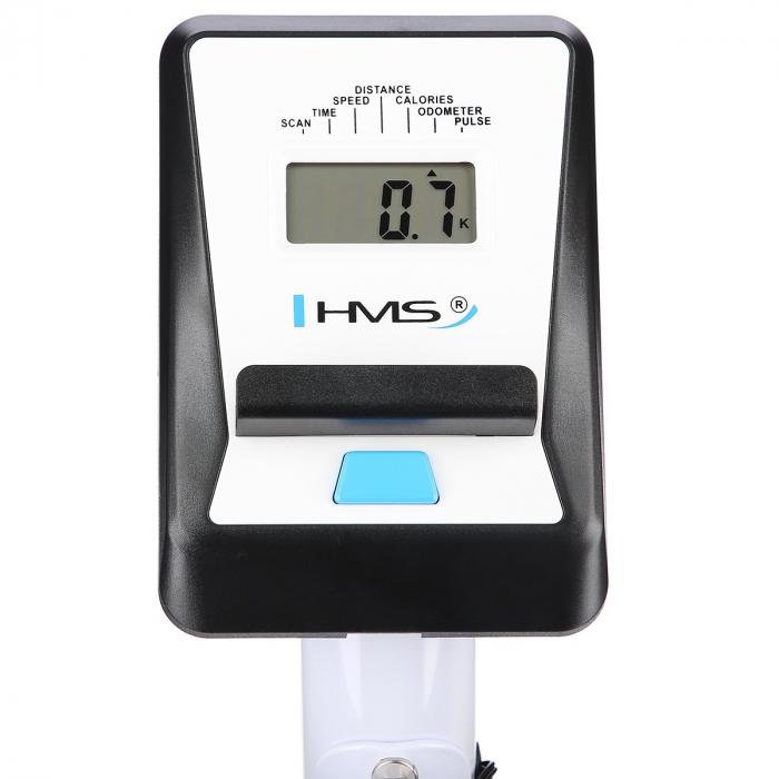 Bicicleta fitness magnetica HMS M8750 alb/gri [3]