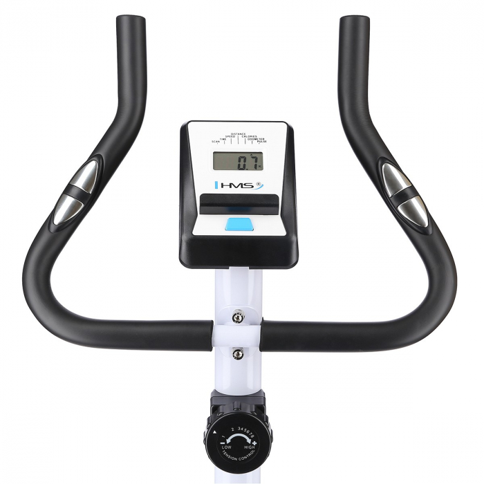 Bicicleta fitness magnetica HMS M8750 alb/gri [14]