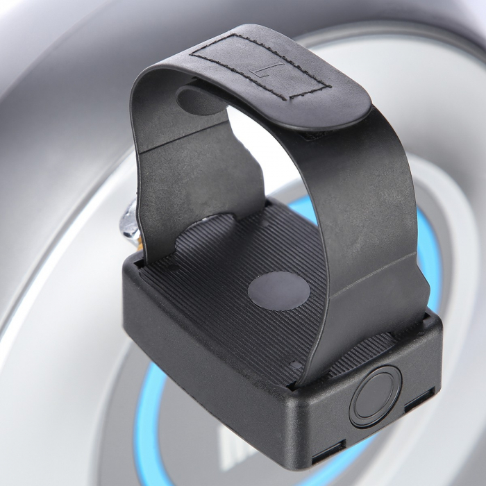 Bicicleta fitness magnetica HMS M8750 alb/gri [8]