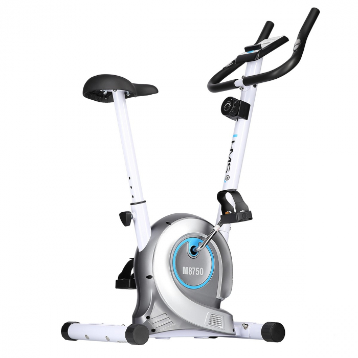 Bicicleta fitness magnetica HMS M8750 alb/gri [5]