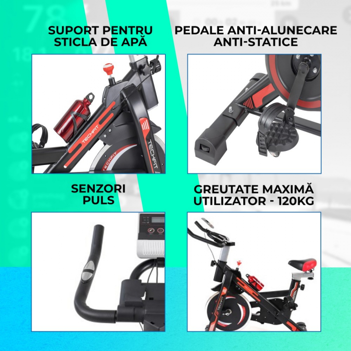 Bicicleta fitness spinning Techfit SBK1500 [6]