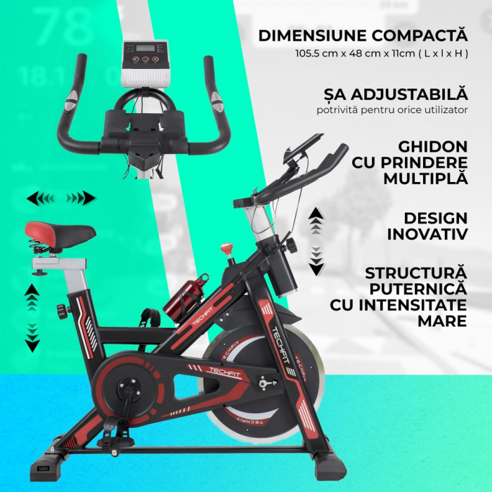 Bicicleta fitness spinning Techfit SBK1500 [7]