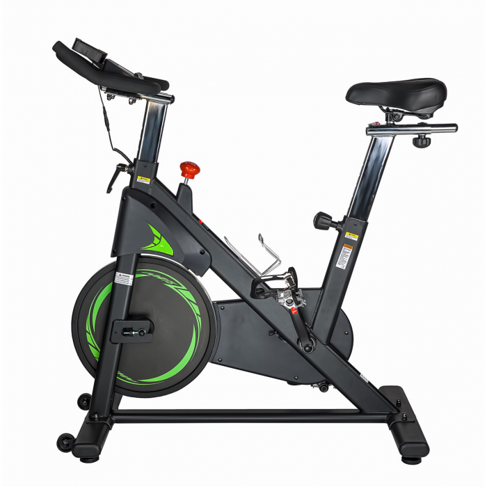 Bicicleta Fitness Spin Bike Dhs 2101 - Negru-Verde [3]