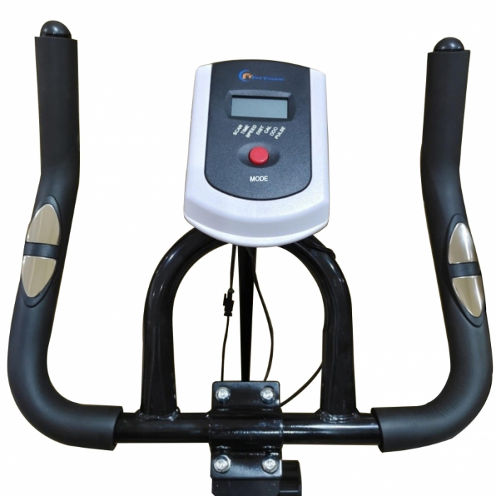 Bicicleta indoor cycling FitTronic® Trainer  Spin 700, design robust, greutate volanta 8 kg, afisaj LCD, greutate suportata 120 kg [2]