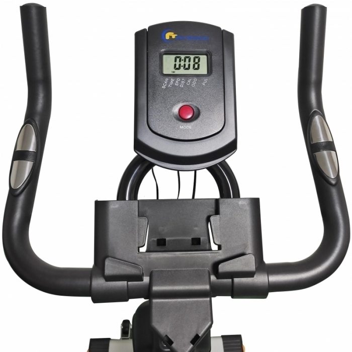 Bicicleta indoor cycling FitTronic® Trainer Spin 710, design robust, greutate volanta 8 kg, afisaj LCD, greutate suportata 120 kg [7]