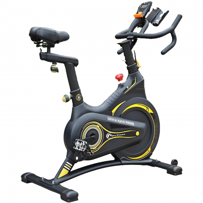 Bicicleta indoor cycling FitTronic Ultra Spin 4000, Kinomap, Fitshow app, Zwift [1]
