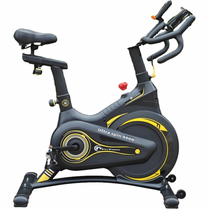 Bicicleta indoor cycling FitTronic Ultra Spin 4000, Kinomap, Fitshow app, Zwift [3]