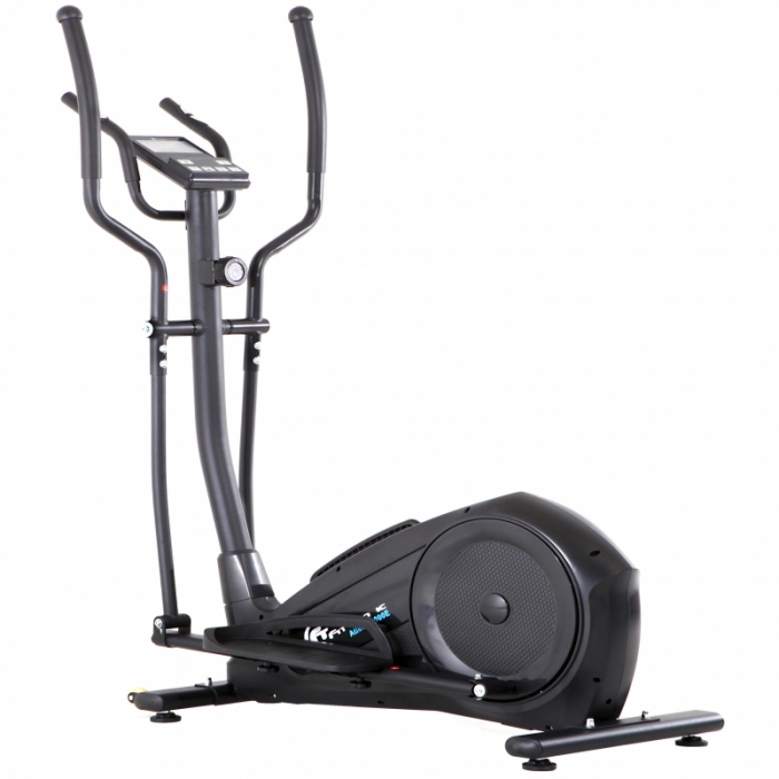 Bicicleta magnetica eliptica FitTronic® Atletic 1000E , design robust, greutate suportata 120 kg, volanta 14 kg, afisaj electronic, bluetooth  apps kinomap/fitshow, functii multiple, pas reglabil [8]