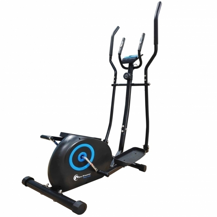 Bicicleta fitness magnetica eliptica FitTronic® Trainer 410E, design robust, greutate suportata 120 kg, volanta 7 kg, afisaj electronic [7]
