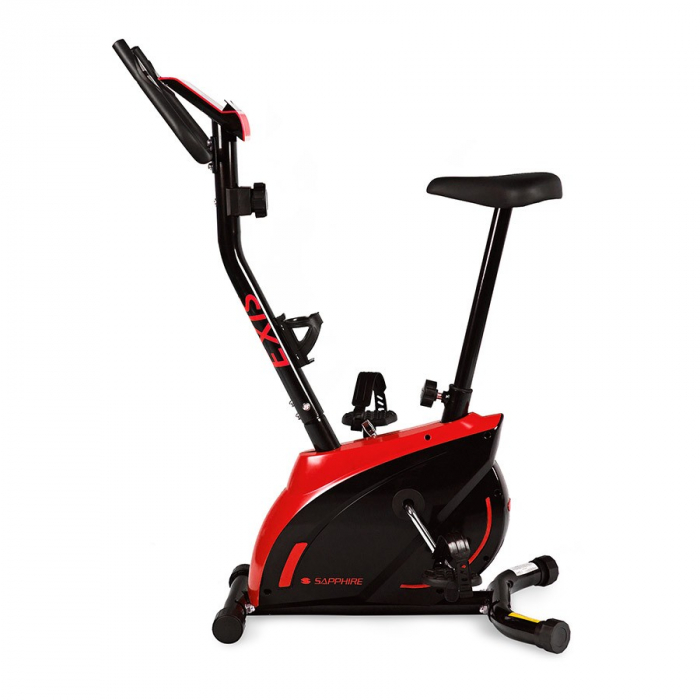 Bicicleta magnetica EXIS SG-300B- negru/rosu [2]