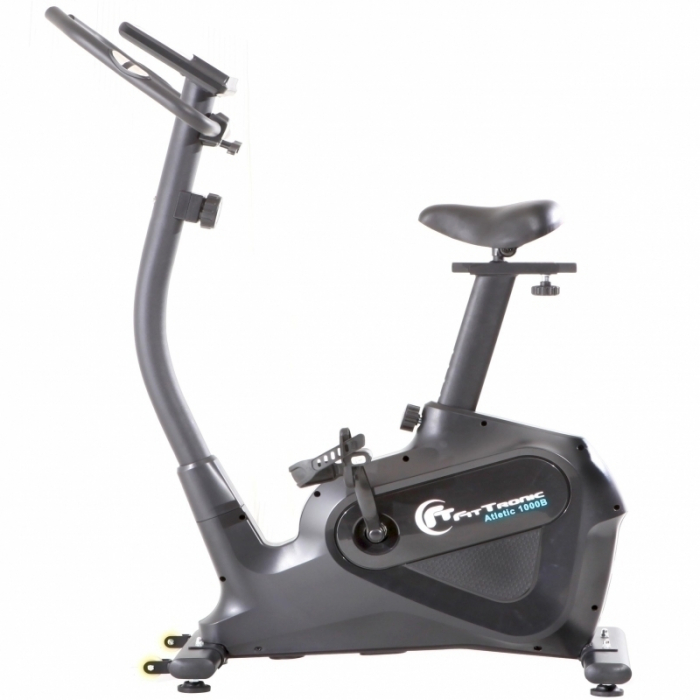 Bicicleta magnetica FitTronic® Atletic 1000B , design robust, greutate suportata 120 kg, volanta 12 kg, afisaj electronic, bluetooth  apps kinomap/fitshow, functii multiple, ghidon reglabil, sezut con [8]