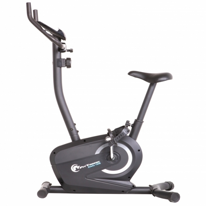 Bicicleta magnetica FitTronic® Atletic 700B, design robust, greutate suportata 120 kg, volanta 6 kg, afisaj electronic, sa reglabila, ghidon reglabil, 8 trepte de rezistenta la pedalare [8]
