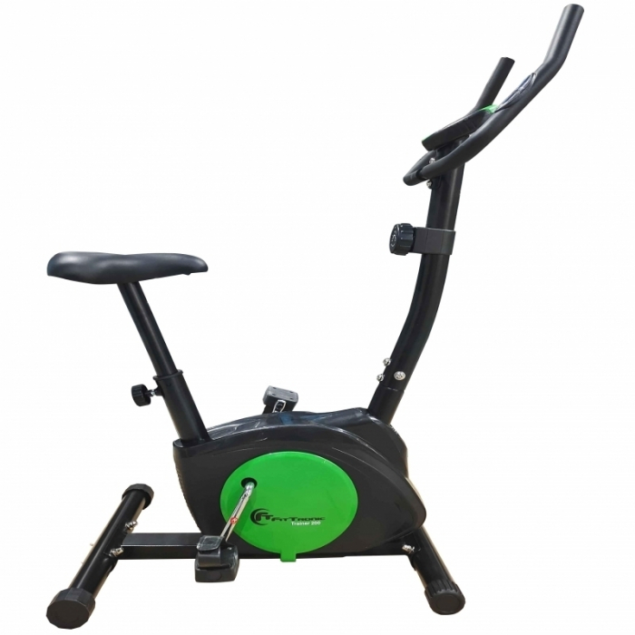 Bicicleta magnetica FitTronic® Trainer 200, design robust, greutate suportata 100 kg, volanta 5 kg, afisaj electronic [4]