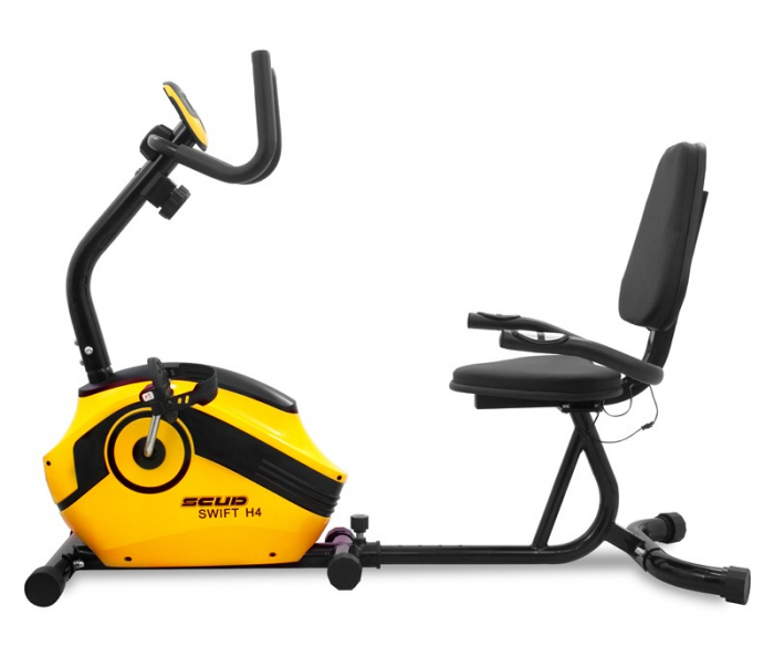 Bicicleta magnetica recumbent Scud Swift H4-galbena [3]